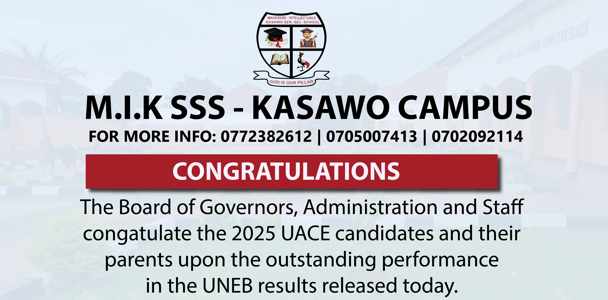 MIK – Kasawo Campus Shines in UACE Results